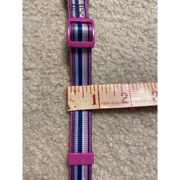 Pastel Stripe Adjustable Dog Collar - Picture 4 of 4